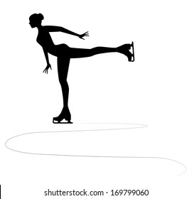  ice skater silhouette