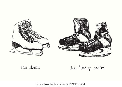 Ice skates  