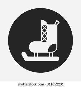 Ice skates icon