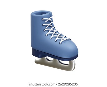  ice skates icon 3d render illustration