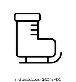 ice skates icon symbol vector template