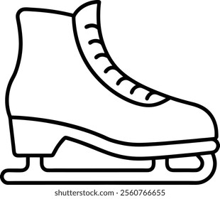 Ice Skates Icon Vector Illustration