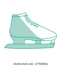 Ice skates isolated
