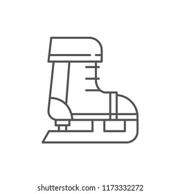 Ice Skates Modern Simple Vector Icon
