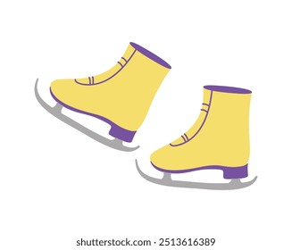 Ice Skates in a simple cartoon style.