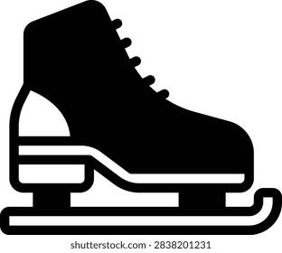 Ice Skates solid icon