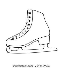 ice skates vector icon illustration