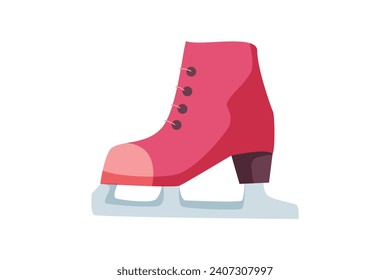 Ice Skates Winter Sticker Design