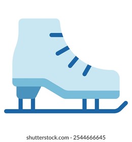 Ice Skates winter vector icon illustration