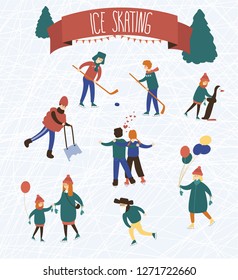 Ice skating event