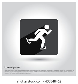 Ice skating icon