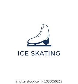 Ice Skating Logo Design