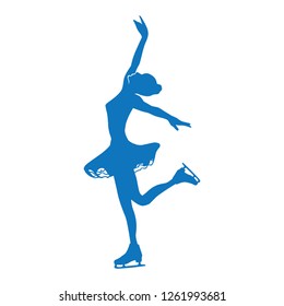 ice skating, logo icon