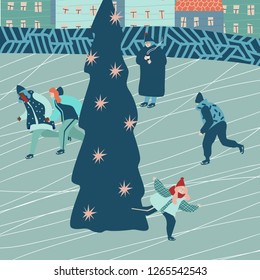 ice skating people