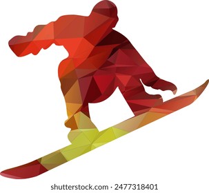 Ice Ski Skaters Sport Action Illustration