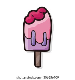 ice stick color doodle