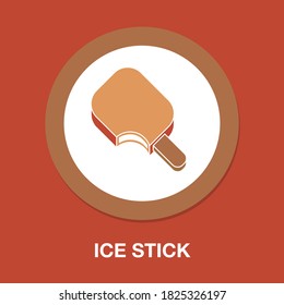 icono plano de la barra de hielo - simple, vector, icono para el diseño de sitios web, aplicación móvil, ui. Ilustración vectorial