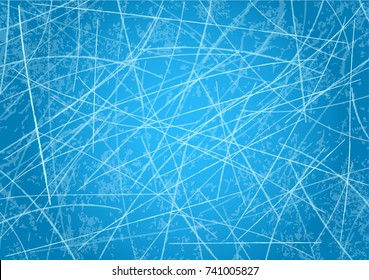 Ice surface of ice rink. Ice rink. Vector illustration