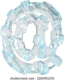 Ice symbol with diagonal thick straps