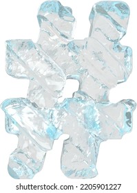 Ice symbol with diagonal thick straps