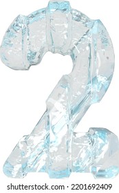 Ice symbol with thick vertical straps. number 2