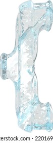 Ice symbol with thick vertical straps