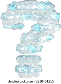 Ice symbol with thin horizontal straps