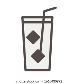 ice tea beverage isolated icon vector illustration design