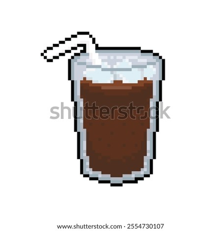 ice tea cold pixel art