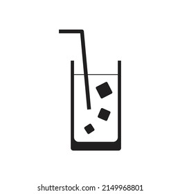 Ice tea icon design. isolated on white background