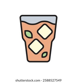Ice Tea Icon Vector Illustration