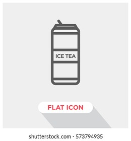 Ice tea vector icon