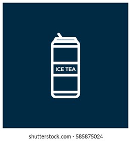 Ice tea vector icon