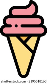 ice vector concept on white background. isolated illustration icon