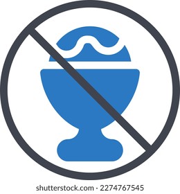 ilustración de ice Vector en un fondo transparente. Símbolos de calidad superior. Iconos vectoriales de glifos para diseño de conceptos y gráficos.