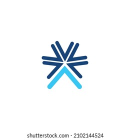 ice vector logo for your business simple modern