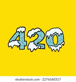 vector de hielo número 420 del alimento de hierba de la cepa de la fruta