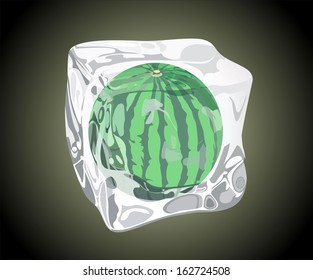 Ice water-melon