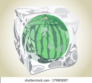 Ice water-melon