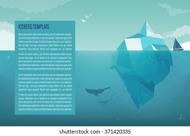 Iceberg business concept