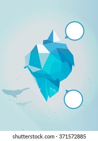 Iceberg business concept