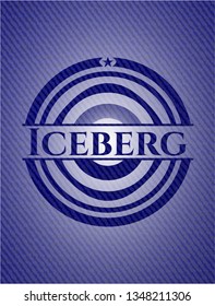 Iceberg denim background