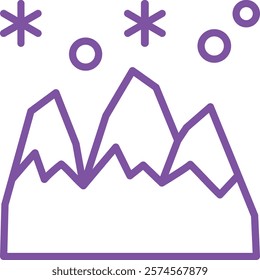 Iceberg Element For Design Graphic
