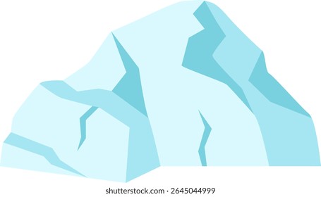 O iceberg que flutua nas águas árticas destaca as questões prementes do aquecimento global e das mudanças climáticas, colocando ameaças significativas à vida selvagem polar e a ecossistemas frágeis