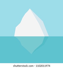 Iceberg icon. Vector illustration.
