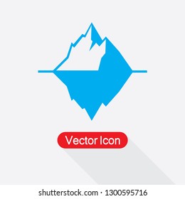 Iceberg Icon Vector Illustration Eps10