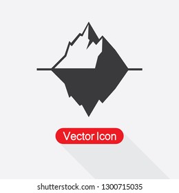 Iceberg Icon Vector Illustration Eps10