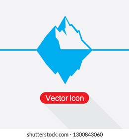 Iceberg Icon Vector Illustration Eps10