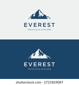 Iceberg Logo Design mit einem kreativen Konzept.