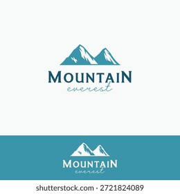 Iceberg Logo Design mit einem kreativen Konzept.